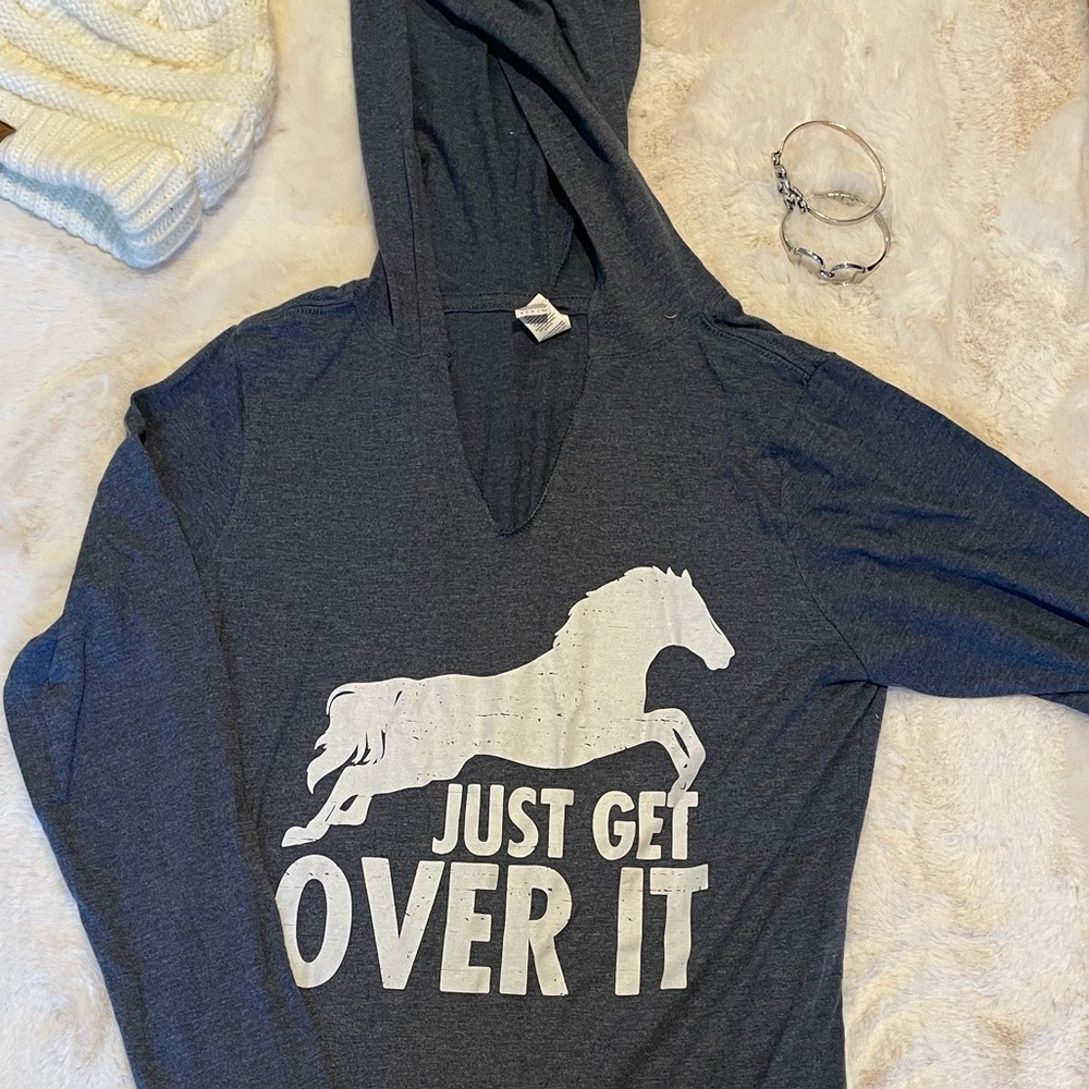 Long sleeve horse shirt